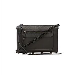 Rebecca Minkoff Women's Black Avery Suede Crossbody Bag